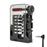 Llave De Trinquete Para Bicicleta, Diseño Compacto, X1, Kit De Reparación De Ciclismo, Juego De Herramientas Hexagonales, Multifunción, Para Hombres, Mujeres, Aficionados, Ciclistas, Amantes Del Cicli