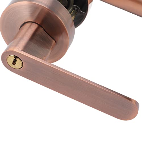 DAUERHAFT Alavanca de porta de privacidade, liga de alumínio à prova de ferrugem alavanca de entrada