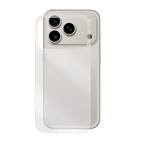 CYBERGARAGE・For iPhone17 Pro バックフィルム 背面保護フィルム+レンズ保護フィルム 2セット 光沢 カメラカバー