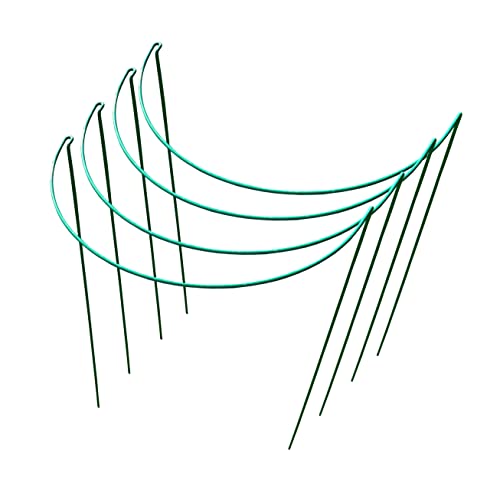 Selections Garden Hoop Bow Plant Support Connecting Green Metal Hoops 45cm x 60cm - Pack of 4