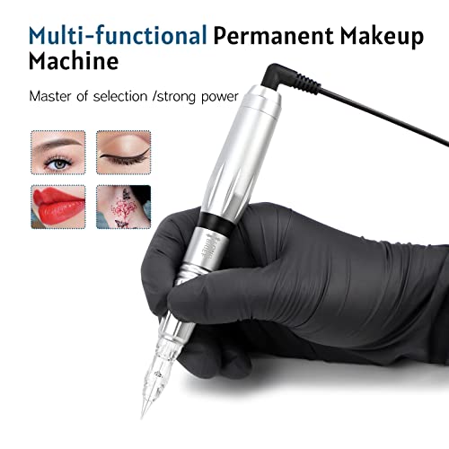 BIOMASER® Semi permanent machine kit electric professional digital machine eyebrow lip pen machine sets Black