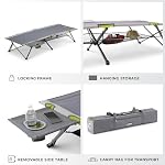 CORE Locking Outdoor Camp Cot with Stable Frame - Image 4