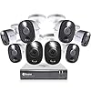 Swann Home DVR Security Camera System with 1TB HDD, 8 Channel 8 Camera, 1080p Full HD Video, Indoor or Outdoor Wired…