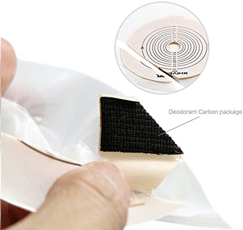 Miniatura 3 de Ostomy Colostomy Supplies - Bolsa médica de primera calidad, bolsa de ostomía, sistema de una pieza (caja de 10)