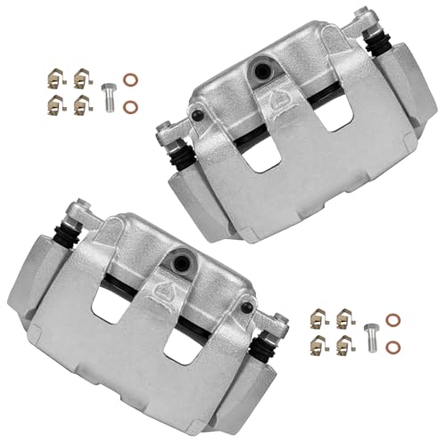Image of cciyu 18B5054 18B5055 Front Left & Right Brake Calipers With Bracket For Chrysler For Aspen,For Dodge For Dakota /For Durango /For Ram 1500,For Ram For 1500 /For Dakota