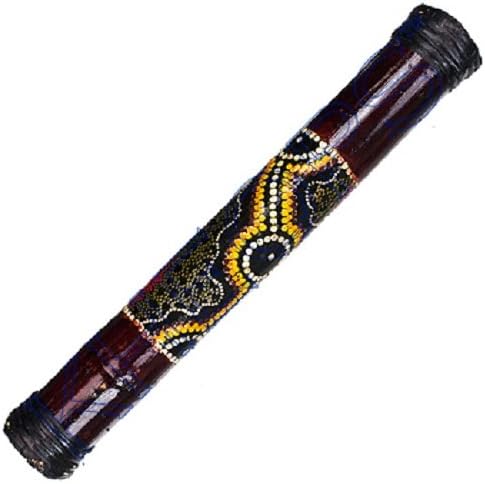 Brown Painted Rain Stick Small