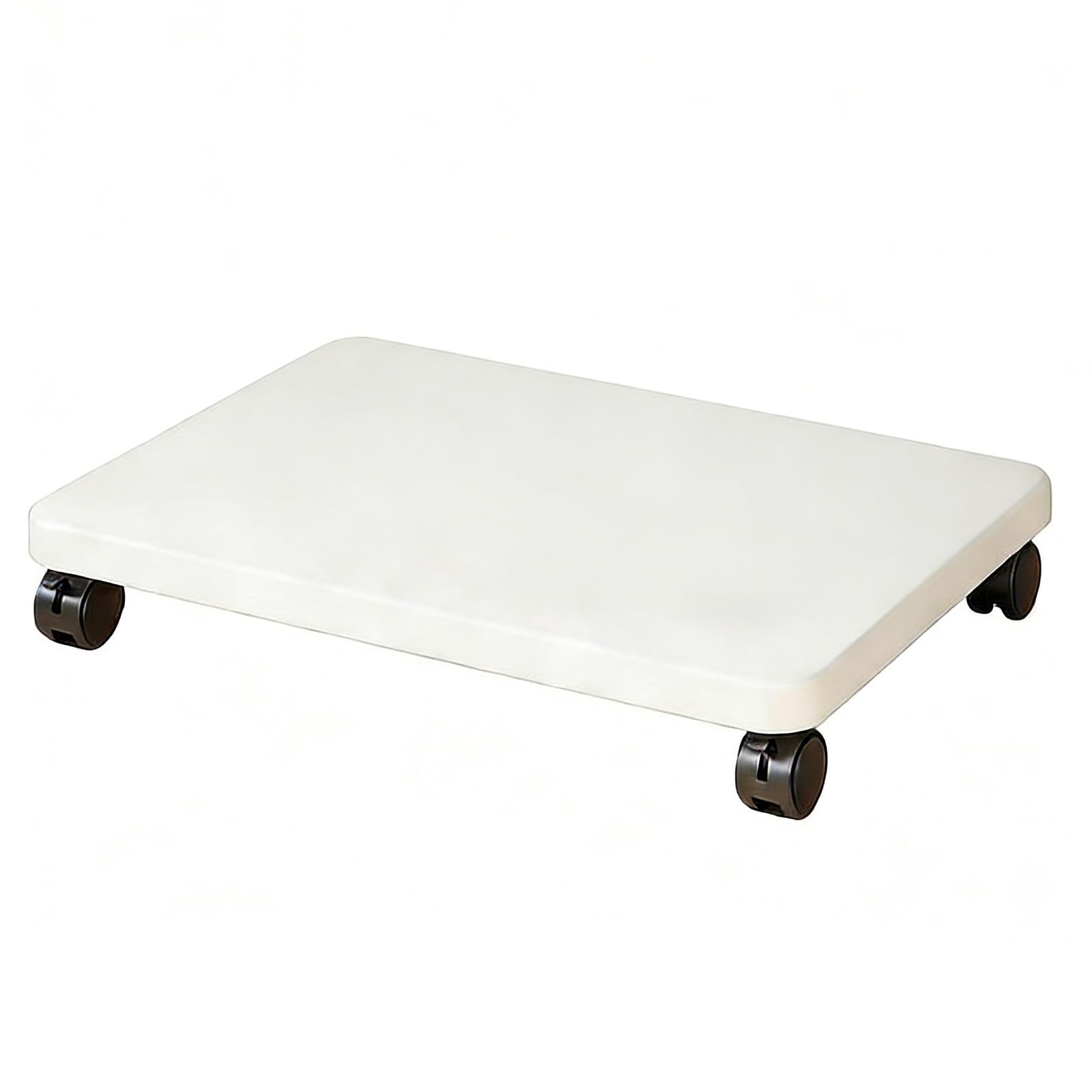 Mueble Impresora,Fácil Montaje Carro de Impresora con Ruedas Bloqueables,Móvil Estantería para Impresora,para Impresora,Trituradora de Papel(White,19.6 * 17.7in)