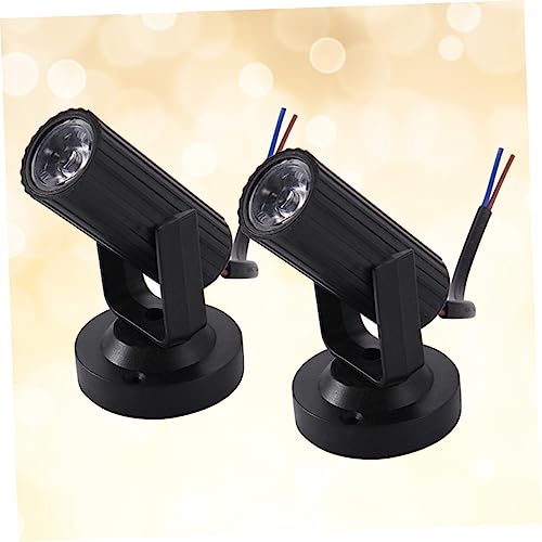 JOINPAYA 2 Peças Lâmpada De Holofote Iluminação De Dj Bola Pista Luz De Palco Luzes De Pista Holofot