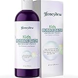 Bubble Bath for Kids & Sensitive Skin Types – Lavender Vanilla Aromatherapy - Baby Bubble Bath for Children – 8 Oz & USA Made