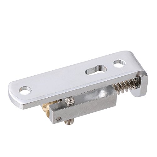 Lyws 6Pcs Individual Single Roller Saddle Guitar Bridge For 3/4/5/6 String Guitar Cigar Box Banjo Parts (Sliver) #TOP3