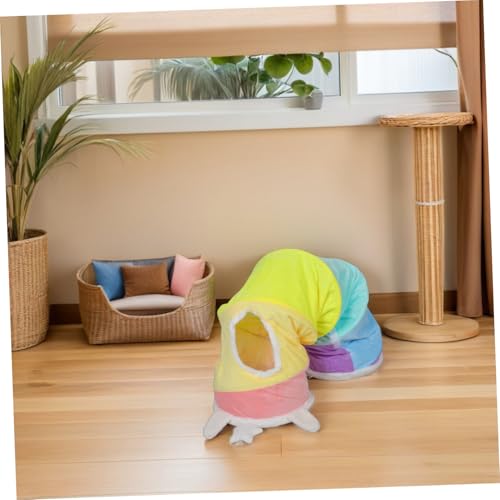 Túnel para gatos de interior multifuncional de tela resistente 7
