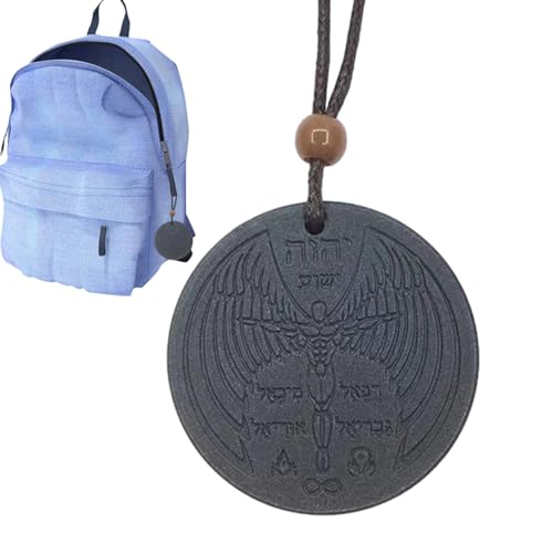 leryveo Colgante de Roca volcánica,Collar de Roca volcánica | Collar de Hombre | Collar cuántico para Mujer, Colgante, Hermosos Collares con Colgante de Piedra volcánica