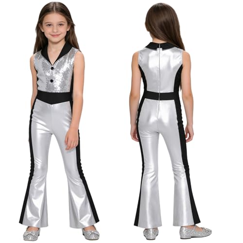 Combinaison disco fille pour habiller facilement votre enfant sans gêner ses mouvements