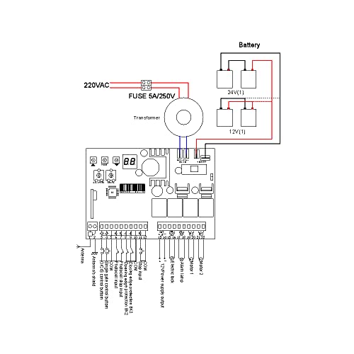 Dortimate Sw300Dc Automatic Gate Opener Kit Heavy Duty Gate Operator For Dual Swing Gates Up To 20 Feet Or 661 Pounds Per Leaf Color Grey+Black (Dual Arms) #TOP5