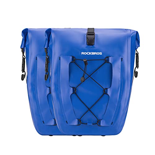 ROCKBROS Waterproof Bike Rear Panniers 30L Rack Bag