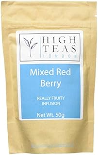 High Teas London Mixed Red Berry Infusion Loose Leaf Tea, 50 g