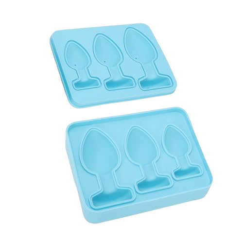 Molde para cubos de hielo de silicona con tapa miniatura 3