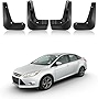 BDFHYK Mud Flaps Splash Guards 4PCS Front & Rear Side Mud Guards Compatible for 2012-2016 Ford Focus Without OEM Fender Flares