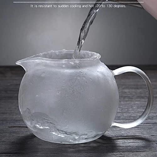 Hkkais Glass Teapot With Removable Infuser Stovetop & Microwave Safe Borosilicate Clear Glass Teapot (22Oz) #TOP4