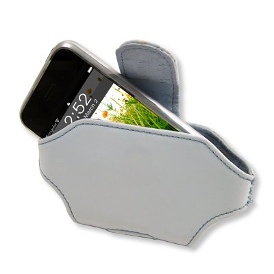 Étui en cuir iPhone Incipio blanc idéal pour les sorties urbaines