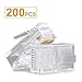 SHD RJ45 Ends, RJ45 Connectors Cat6 Connector Cat5e Connector Cat5 Connectors Ethernet Cable Crimp Connectors-200Pcs