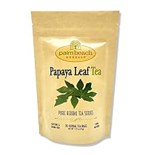 Palm Beach Medicinal Herbs - Papaya Leaf Tea - Pure Herbal Tea Series, 30ct
