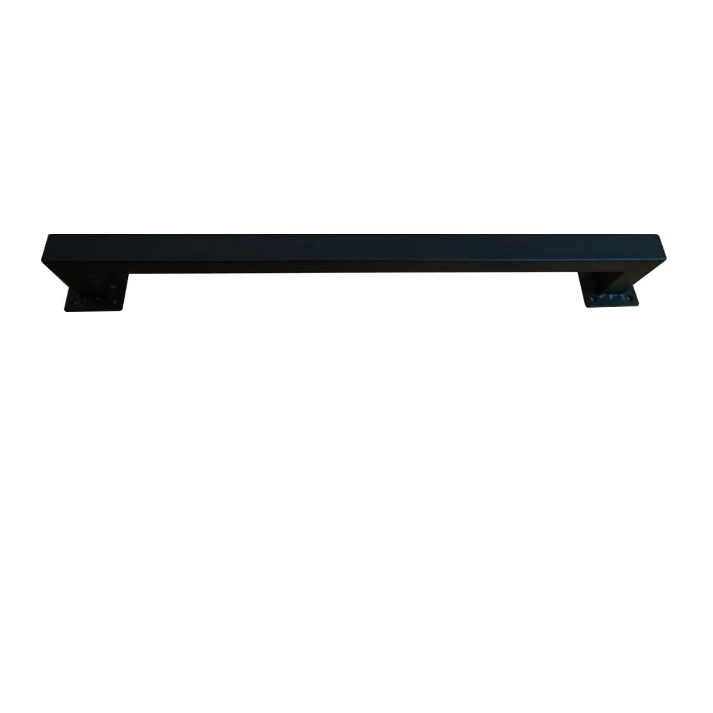 MTADSBKFP Centres Shower Door Handle, Barn Door Handle Push Pull for Indoor Outdoor Gate Shed Garage Wrought Iron Multi Sizes(70cm (28 inch))