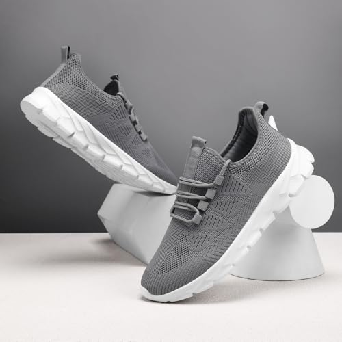 Image of ZGPWZWL Mens Running Shoes Fashion Sneakers for Walking Tennis Gym Shoes Slip On Lightweight and Comfortable