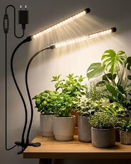 Bamworld 2 lampes LED à clip pour plantes, 42 LED chacune