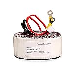 ATO 300VA Toroidal Transformer,Single Phase Stable Toroidal Transformer, 120V AC to 2 * 12V, Power Toroidal Transformers, for Electrical Control, Medical Equipment