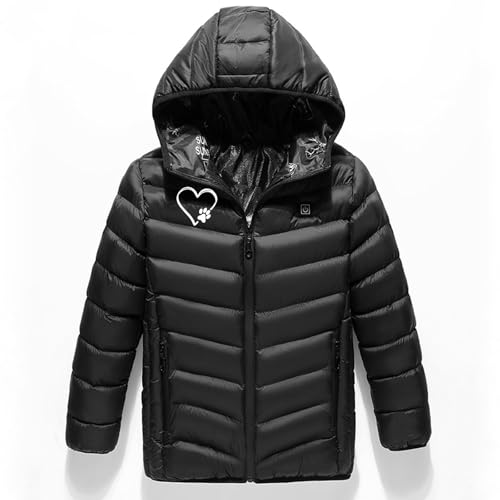 Children Heated Jacket Boys Girls Hood Jackets 3 Heating Zones Heated Coat USB Body Warmer 3 Temperature Levels Coat3