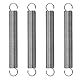 GUNGY Zugfedern mit Haken Edelstahl Zugfeder Spannfeder 80mm Außendurchmesser 10mm Drahtdurchmesser 1,0 mm Maximale Zugkraft 1,5kg 1,0x10x80mm 4 Stück
