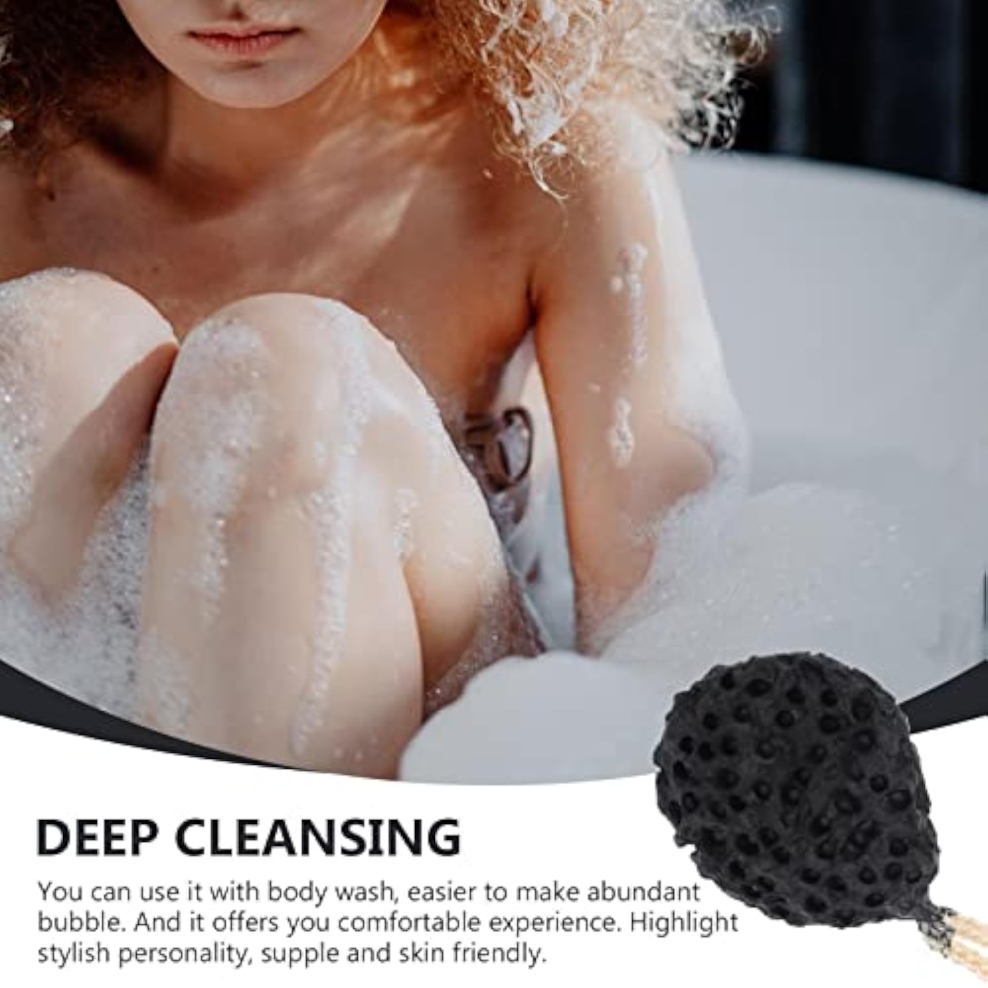 1Pc Cartoon Bath Flower Creative Supple Bath Ball