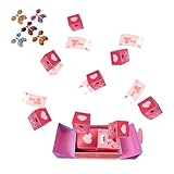 Rangement sécurisé pour cartes et espèces : dotée d'un compartiment dissimulé et de fentes pour cartes à double couche, cette boîte pliable pour la Saint-Valentin garantit que les billets de banque et les cartes de vœux restent protégés et organisés, améliorant l'expérience de partager des délices sincères lors de célébrations intimes comme les anniversaires