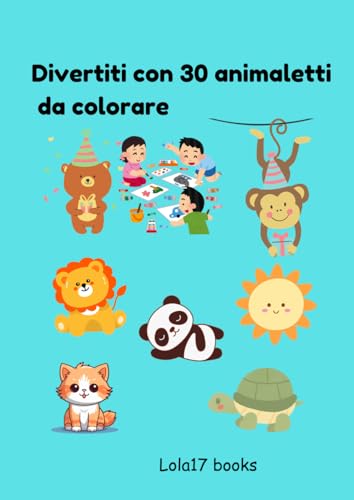 Divertiti con 30 animaletti da colorare