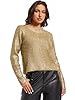 LifeShe Women's Metallic Knit Sweater Sparkly Part... #5