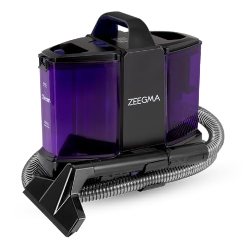 ZEEGMA Aspiradora con Vapor para Limpieza en Seco y Húmedo 500 W Zonder Wash Compact, para Tapicerías, Alfombras, Sofás, Coches, Ventanas, Compacta y Ligera, para Alérgicos ZEEGMA Aspiradora con Vapor para Limpieza en Seco y Húmedo 500 W Zonder Wash Compact, para Tapicerías, Alfombras, Sofás, Coches, Ventanas, Compacta y Ligera, para Alérgicos