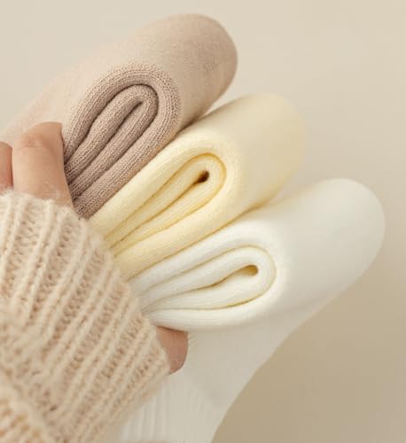 KANAV 7 Pairs Warm Winter Socks for Women Thick Thermal Boot Socks Comfy Slouchy Fuzzy Slipper Socks Cozy Chunky Ankle Socks2