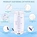 Urinary Drainage Bag for Men Women, 12 Pcs 1000ml Foley Catheter Leg Bags with Anti-Reflux Valve 18” Tubing and Adjustable Cloth Straps, Easy Flip Drain Individually Packed