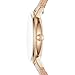 Fossil Women's Neely Quartz Stainless Steel and Leather Casual Watch, Color: Rose Gold-Tone, Brown (Model: ES4185)