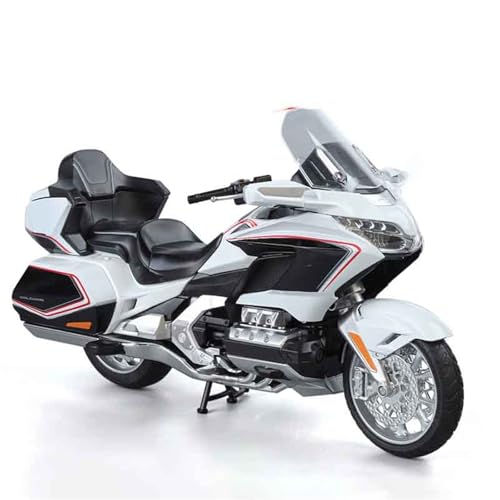 Moto GL1800 2021 Gold Wing miniature de luxe en alliage injecté échelle 1:11