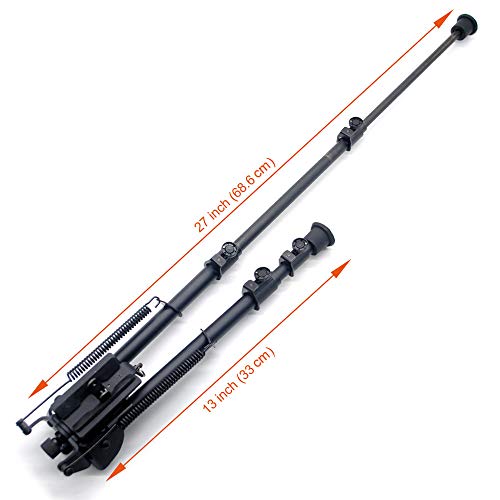 Trirock Title Bipod With Posi-Lock Adjustable Spring Loaded 13 To 27 Inch With Quick Retraction Button #TOP1