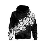 Sudadera con capucha con estampado 3D para hombre, sudadera con capucha 3D divertida impresa suéter sudadera con capucha ropa de calle colorido Y2K sudadera con capucha multicolor adolescente camiseta