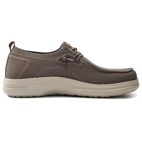 Image of ITAZERO Men's Wide Toe Box Wide Width Hands-Free Slip-On Shoes, Walking Sneakers with Arch Support for Plantar Fasciitis, Diabetic Swollen Feet