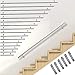 Produktbild Melko Handlauf Edelstahl V2A Treppengeländer Wandhandlauf 130cm Brüstung Geländer inkl. Wandhalterung und Endkappen