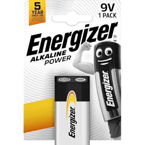 Energizer 9V Battery with Power Seal Technology Cover