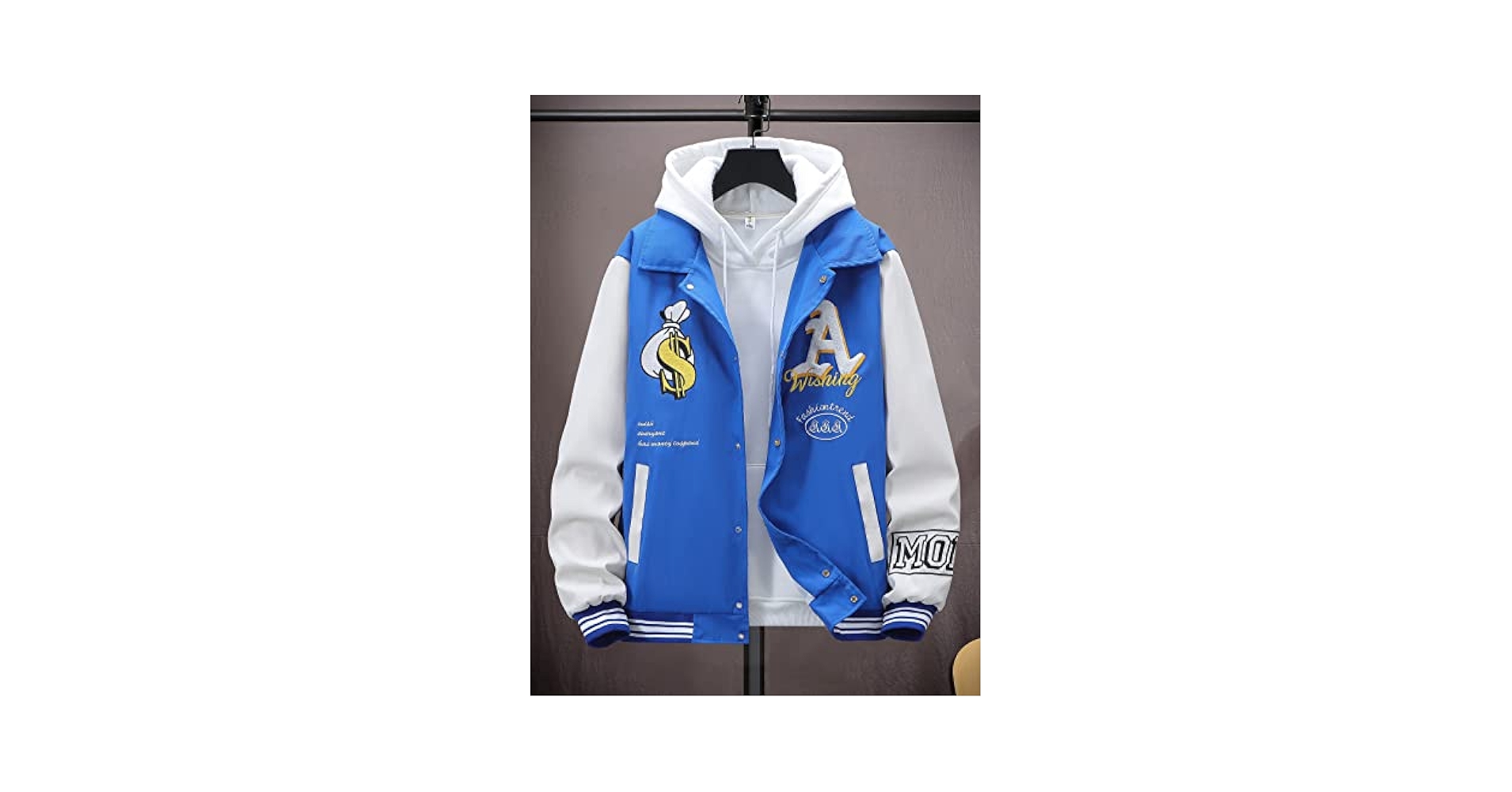 r*n様 neith. stripe cut off jacket r*n様 neith. stripe cut off jacket Neith, stripe cut-off jacket.