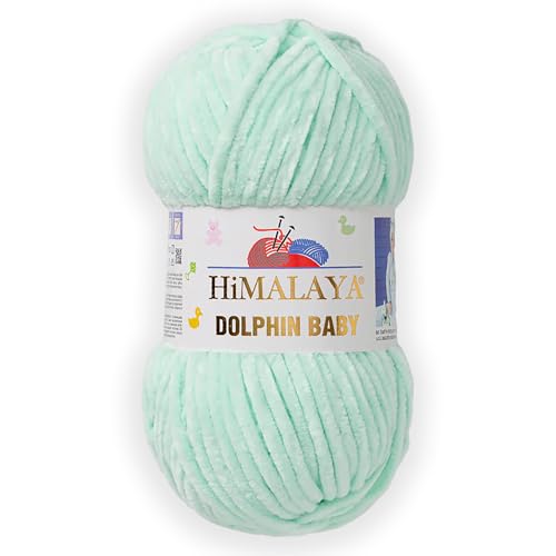 1 Skein/Pack Himalaya Dolphin Baby Chenille Yarn, Each Ball 100
