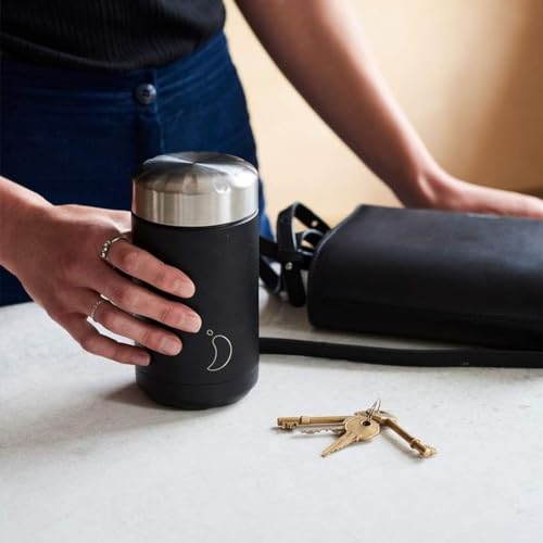 Image of Chilly's Food Pot - Leak-Proof, Premium Stainless Steel Reusable Food Container - Double-Walled Insulated for Hot or Cold Lunch Storage - Pastel Green - 500ml