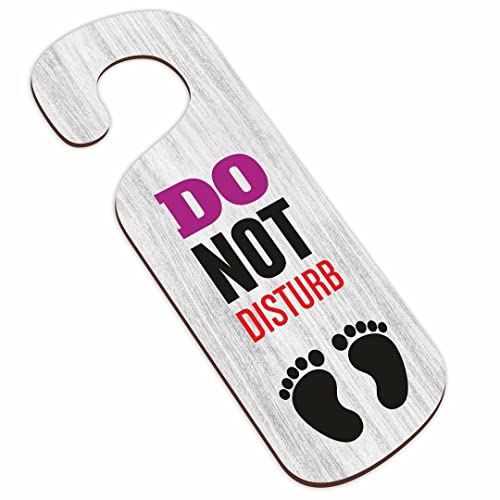 Image of KREEPO Do Not Disturb MDF Door Sign Hanger Size(24cm x 8.5cm) kr45